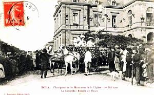 1663- Saida - Legion - Bataille de fleurs 1910